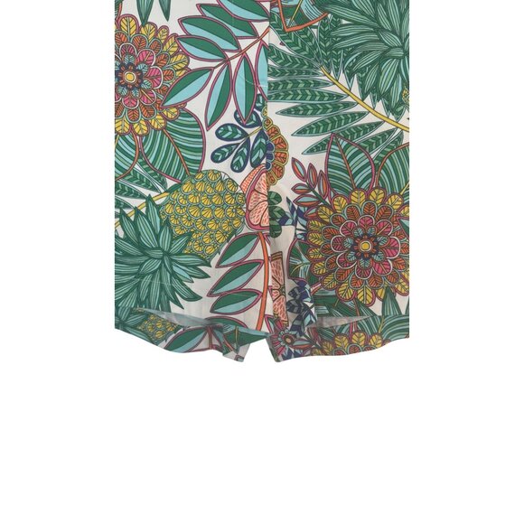 Boden Size 4 Floral Botanical Shorts  Elastic Waist Cotton Blend - Picture 7 of 14